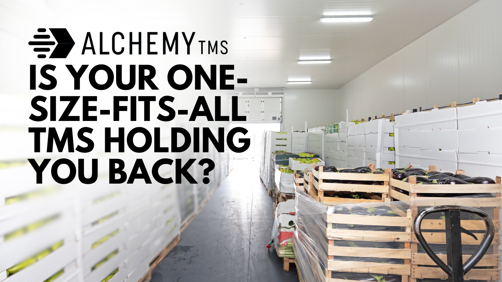 Is your one-size-fits-all TMS holding you back? Achieve more with AlchemyTMS