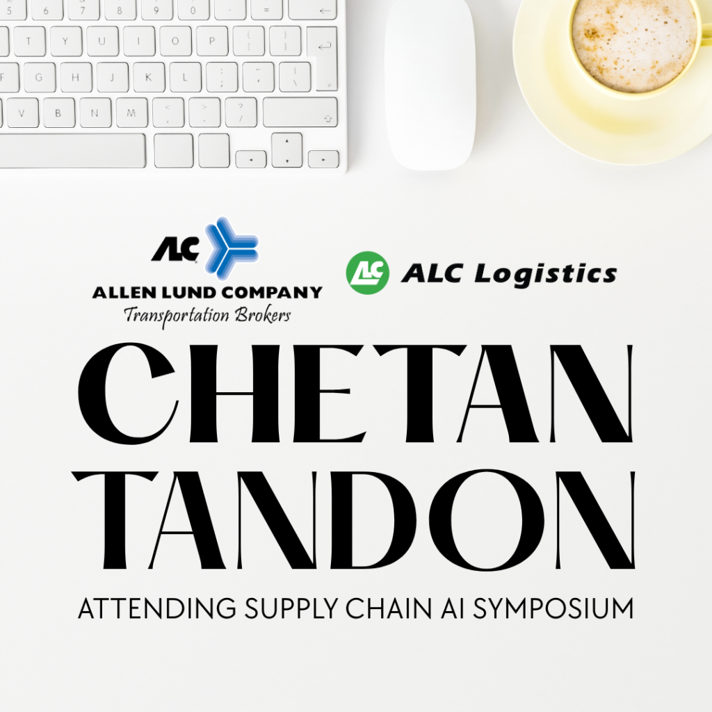 Chetan Tandon, CIO, is attending the Supply Chain AI Symposium