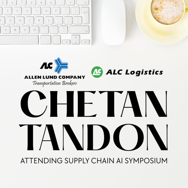 Chetan Tandon, CIO, is attending the Supply Chain AI Symposium