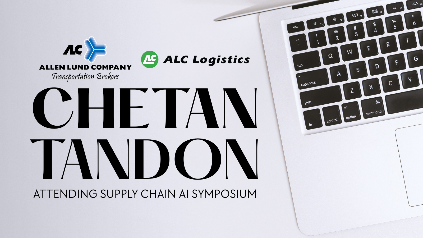 Chetan Tandon, CIO, is attending the Supply Chain AI Symposium