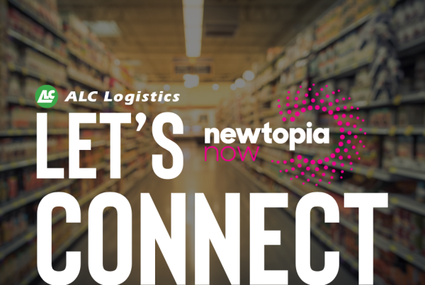 Greg Au of ALC Logistics attending the Newtopia Now 2025 trade show for the natural products industry.