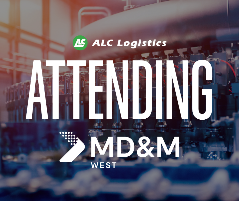 Greg Au of ALC Logistics attending MD&M West 2026 at Anaheim Convention Center