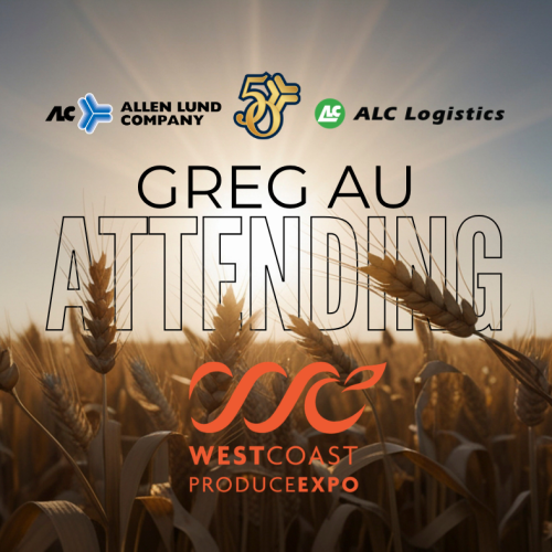 AlchemyTMS Sales Manager Greg Au attending the 2026 West Coast Produce Expo