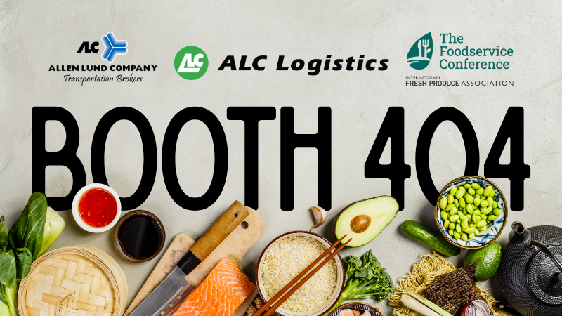 ALC Logistics at The Foodservice Conference 2026, showcasing their Transportation Management System (Alchemy TMS) for foodservice.